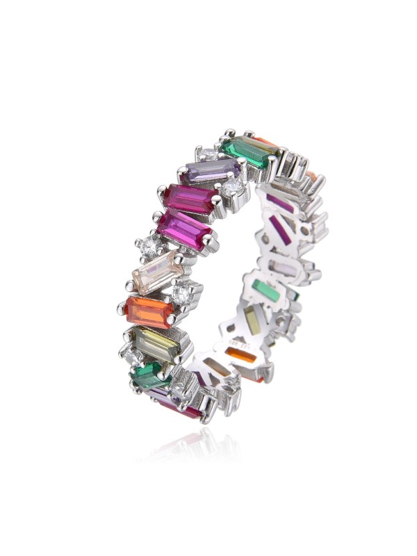 ANILLO BAGUETTE COLORES