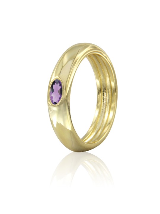 ANILLO PIEDRA MORADA